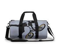 Mountain Bike Sport Duffel Bag Gym Bag Weekend Overnight Bag for Travel Camping Hiking Beach 45x23x23cm