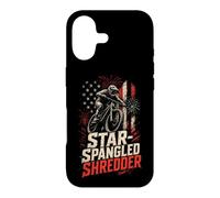 Mountain Bike Star-Spangled Shredder Patriotic USA MTB Case for iPhone 17
