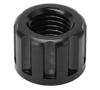 Mountain Bike Thru Axle Nut, Aluminum Alloy, M12 x 1.5mm - High Strength Durability, Lightweight Precision Fit, Ideal for DIY Bicycle Maintenance