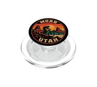 Mountain Bike Trail Moab Utah Vintage Badge PopSockets PopGrip for MagSafe