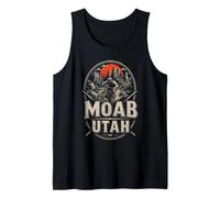 Mountain Bike Trail Moab Utah Vintage Badge Tank Top
