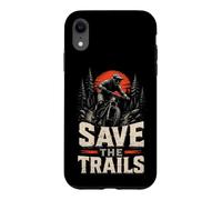 Mountain Bike Trail Riding Save The Trails Case for iPhone XR