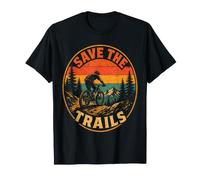 Mountain Bike Trail Riding Save The Trails T-Shirt