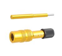 Mountain Bike Valve Tool - Alloy Converter Kit, Fork Inflation Adapter | Road Cycle Tire Pump Coupler, High Pressure Hose Extender, Flat Tire Securing Components