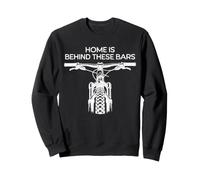 Mountain Bike Vintage MTB Downhill Home Is Behind These Bars Sweatshirt