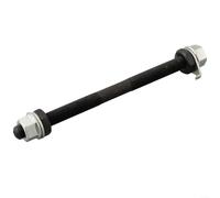 Mountain Bike Wheel Hub Axle Front Rear Solid Spindle for Shift Shaft, Metal Replacement Part for Common Ball Hub, 150mm/180mm Options(Front Axle)