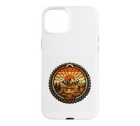Mountain Bike Wheel Vintage MTB Trail Riding Cycling Gift Case for iPhone 15 Plus