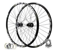 Mountain Bike Wheels 24/26/27.5/29 Inch, HG Disc Brake 4 Sealed Bearing Hub 32Hole Black Mountain Cycling Rim for 7-12 Speed 2210g