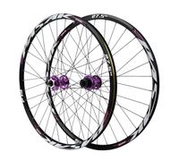 Mountain Bike Wheelset 24" 26" 27.5" 29" Front Wheel + Rear Wheels 100×9mm/135×10mm QR Aluminum Alloy Disc Brake Rim 32 Holes, 1.25"-2.5" Tire Width(29",1 Pair)