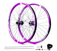 Mountain Bike Wheelset 24/26/27.5/29 Inch Dirt Jump Bike Aluminum Alloy Rims Quick Release Front Rear Wheels 32H Disc Brake HUbs For 8/9/10/11/12 Speed Cassette(24in)
