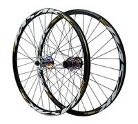 Mountain Bike Wheelset 24/26/27.5/29in, Aluminum Alloy Front 2 Rear 4 Bearings Double Wall 32H Spokes Disc Brake 7-12 Speed