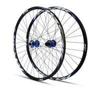 Mountain Bike Wheelset 26/27.5/29 Inch Aluminium Alloy Double Wall Rim Front Rear Wheel Disc Brake Quick Release Wheel Set For 8/9/10/11/12 Speed Cassette 32H