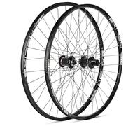 Mountain Bike Wheelset 26/27.5/29 Inch Carbon Fiber Quick Release Front Rear Wheels Cross Country Race Grade Wheels 8-11 Speed Cassette(Black_26")
