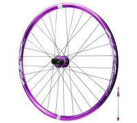 Mountain Bike Wheelset 26" 27.5" 29" MTB Wheels Disc Brake Front Rear Wheel Set Quick Release 100/135mm 32H Ultralight Aluminum Alloy Rim, For 7-12s Cassette(Purple rear,29'')