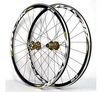 Mountain Bike Wheelset, 700c Road Bike Wheelset Pack Of 2 30mm Disc/C/V Quick Release For 7-11 Speed Cassette(B)