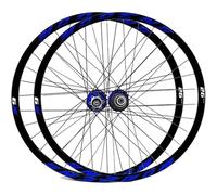 Mountain Bike Wheelset Disc Brake, 32 Spokes, 26 27.5 29 Inch MTB Wheelset Front Rear Wheels for 8/9/10/11 Speed Cassette(Blue,29inch)