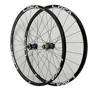 Mountain Bike Wheelset, MTB Disc Brake Wheelset Multiple Sizes Thru Axle For 1.25-2.5in Tires Multicolor(Black Hub,29inch)