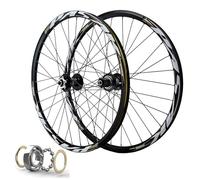 Mountain Bike Wheelset, MTB Wheelset Multi Size Disc Brake 32 Spoke F&R QR Sealed Bearings 1.25-2.5 inch 7-11 Speed
