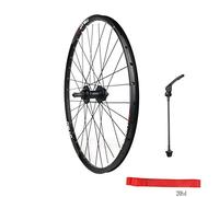 Mountain Bike Wheelset, Quick Release Foldable Mountain Bike Disc Brake Wheel Set 26/20 Inch Black Pack Of 1 Pair