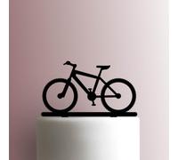 Mountain BikeAcrylic Cake Topper 3mm Thick Premium Laser Cut Cake Decoration for Birthday, Wedding, Baby Shower & Party Cakes Durable Reusable