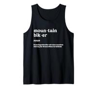 Mountain Biker Definition Design - Funny German Text Tank Top