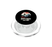 Mountain Biker Roots Rocks and Grit PopSockets PopGrip for MagSafe
