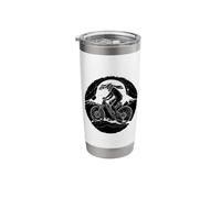 Mountain Biker Stainless Steel Insulated Tumbler