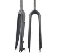 Mountain Bikes Bikes Rigid Fork 26in 27.5in 29in 29L 28.6 1-1/8'' Straight Tube 1-1/2''Tapered Tube Bike Hard Fork Carbon Fiber Front Forks Disc Brake Bikes Fork QR(Matte black,STRAIGHT_29L)