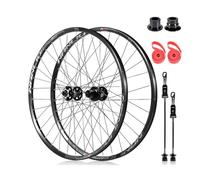 Mountain Bikes Wheelset 26 27 5 29U201Dmountain Bike Wheelset Aluminum Double Layer Rims Quick Release Front Rear 32 Holes Hubs Dual 6 Hole Disc Brakes Suitable 8 12 Spee