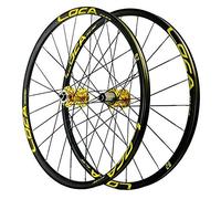 Mountain Bikes Wheelset 26 27 5 Inch Mountain Bikes Wheelset Six Nail Disc Brake Front Rear Wheel Aluminium Rim 8 9 10 11 12 Speed Quick Release 24 Holes