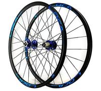 Mountain Bikes Wheelset 26 27 5 Inch Mountain Bikes Wheelset Six Nail Disc Brake Front Rear Wheel Aluminium Rim 8 9 10 11 12 Speed Quick Release 24 Holes