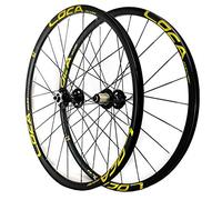 Mountain Bikes Wheelset 26 27 5 Inch Mountain Bikes Wheelset Six Nail Disc Brake Front Rear Wheel Aluminium Rim 8 9 10 11 12 Speed Quick Release 24 Holes