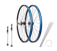 Mountain Bikes Wheelset Mountain Bike Vacuum Wheelset 26 27 5 29 Inch 32 Holes Alu Alloy Bicycle Rims 120 Click Front 2 Rear 5 Bearing Disc Brake Quick Release Front Rear Wheel Fo