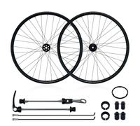 Mountain Bikes Wheelset Mountain Bike Wheelset 26 27 5 29 Aluminum Alloy Dual Wall Rims 32H Front 2 Rear 4 Bearing Hubs Quick Release Thru Axle Universal Disc Brake Wheels