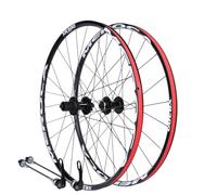 Mountain Bikes Wheelset Mountain Bike Wheelset 26 27 5 Alu Alloy Dual Walls Rim Quick Release Disc Brake 24 Holes Front 2 Rear 5 Bearings Hub Support 8 9 1