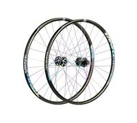 Mountain Bikes Wheelset Mountain Bike Wheelset 26 Alu Alloy Dual Layer Rim 120 Rings 28 Holes Front 2 Rear 4 Bearings Disc Brake Hubs Quick Release Wheels Set Support 7 12 Speed
