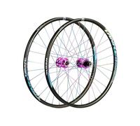 Mountain Bikes Wheelset Mountain Bike Wheelset 26 Alu Alloy Dual Layer Rim 120 Rings 28 Holes Front 2 Rear 4 Bearings Disc Brake Hubs Quick Release Wheels Set Support 7 12 Speed