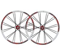 Mountain Bikes Wheelset Mountain Bikes Wheelset Disc Brake Quick Release Wheels 26 Bicycles Rim 24H Straight Pull Flat Spokes Qr Hub For 7 8 9 10 Speed Cassette 241