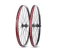 Mountain Bikes Wheelset Thru Axle Mountain Bike Wheelset 26 27 5 29U201D Alu Alloy Dual Wall Rims Front 2 Rear 4 Sealed Bearing Disc Brake 120 Rings Hubs For 7 11 Speed Casse