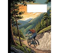 Mountain Biking Adventure Composition Notebook: A Downhill MTB Sports Journal with Comic Book Style Art | Outdoor Nature Notebook for Boys, Teens, and Men