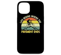 Mountain Biking Bike MTB Life Begins Where The Pavement Ends Case for iPhone 13