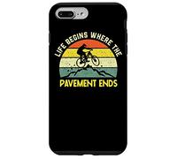 Mountain Biking Bike MTB Life Begins Where The Pavement Ends Case for iPhone 7 Plus/8 Plus