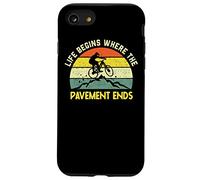 Mountain Biking Bike MTB Life Begins Where The Pavement Ends Case for iPhone SE (2020) / 7/8