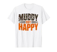 Mountain Biking Dad Who Always Covered Mud Loves Biker Muddy T-Shirt