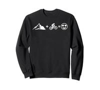 Mountain Biking Funny MTB Equation Happy Rider Sweatshirt
