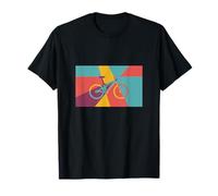 Mountain Biking Pop Art Effect MTB Fully T-Shirt