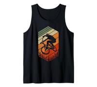 Mountain Biking Retro Jump Forest Extreme MTB Style Tank Top