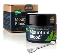 Mountain Blood Shilajit Resin 30g 80%+ Fulvic Acid by Nature Provides | Energy and Stamina, Pure Siberian Altai source, 85+ trace minerals, vegan, approx. 3 months supply, UK lab tested