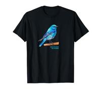 Mountain Bluebird Backyard Birds Birdwatching for Birders T-Shirt