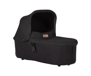 Mountain Buggy Duet Carrycot Plus Converts Parent Facing Seat Black Grid Silver